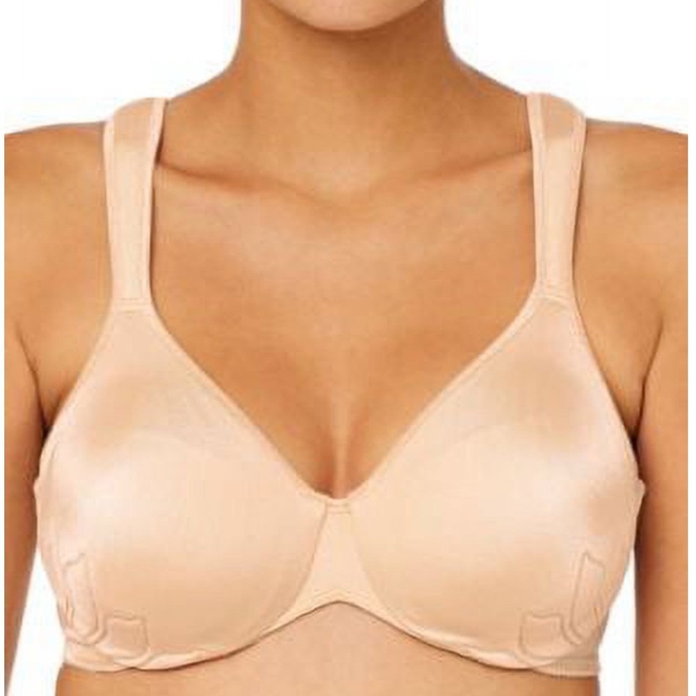 Bali Lift Underwire Bra Womens 38DD Nude NWT DF3353 Cushioned Straps Shaping